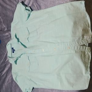 Light blue short sleeve button up